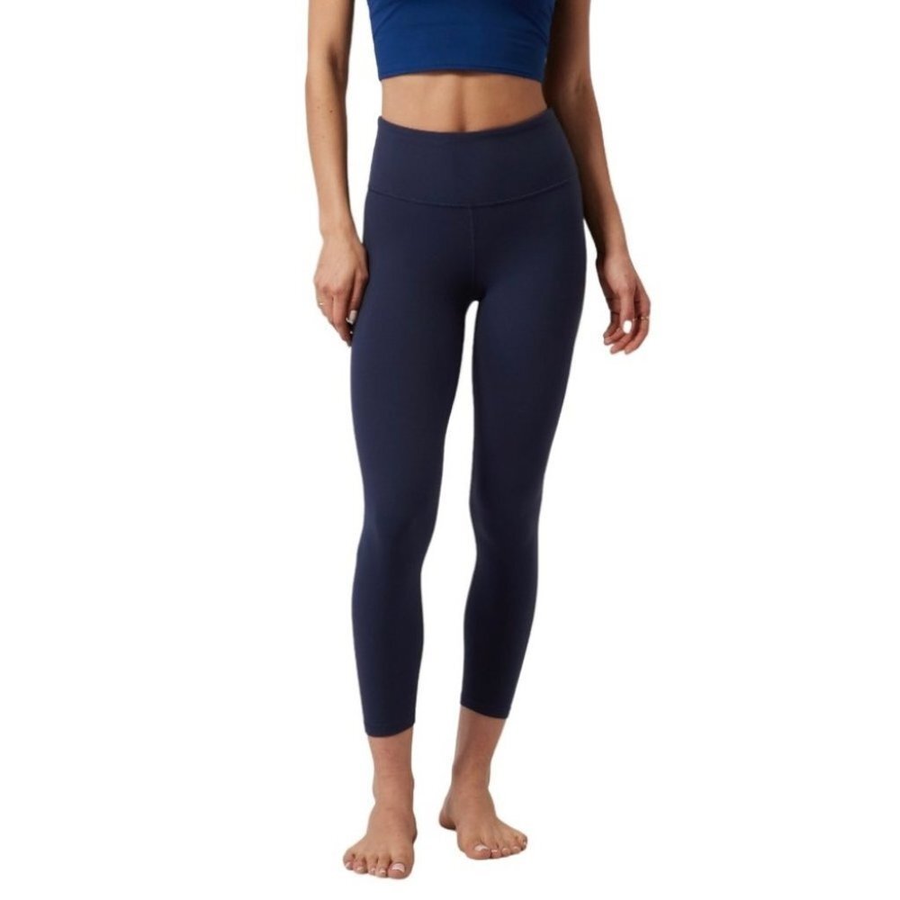 Athleta Elation Crop Leggings Women’s Size Small‎ Navy High-Rise